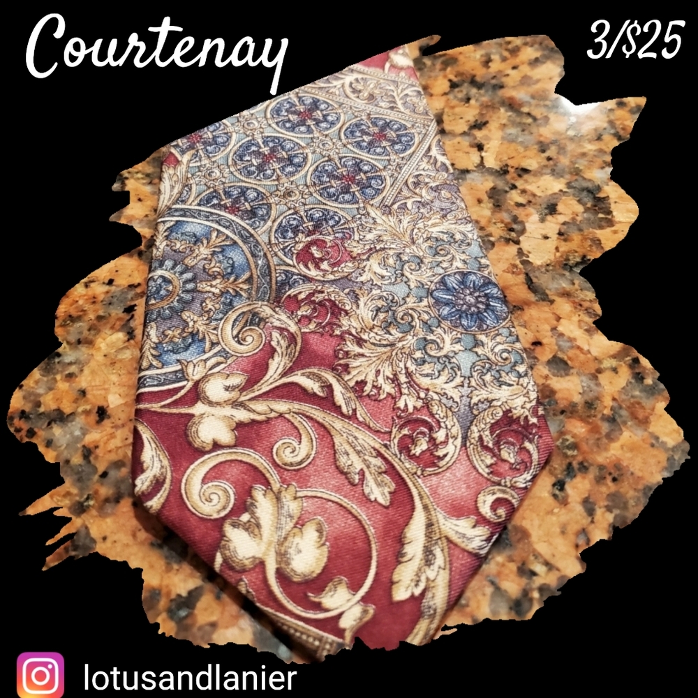 Courtenay Patterned  Silk Tie 3/$25